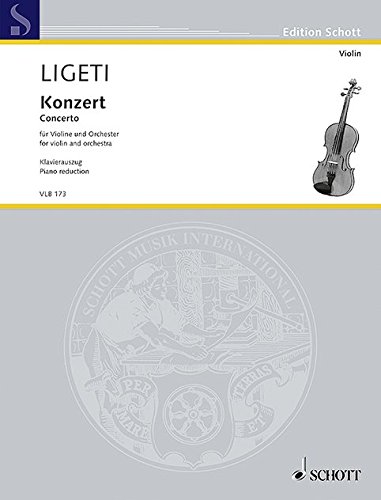 Book Ligeti: Violin Concerto (Solo Part with Piano Reduction) free