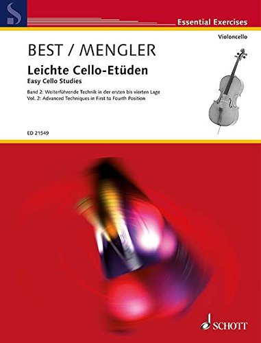 Book Leichte cello-etüden = easy cello studies, vol. 2 : advanced techniques in first to fourth position (VIOLONCELLE) free