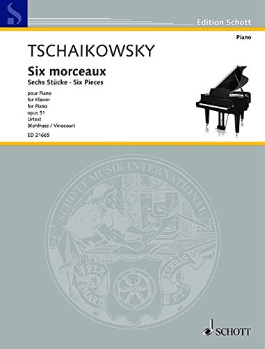 Book Tschaikowsky 6 Pieces, Op. 51 free