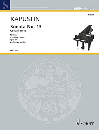 Book SONATA NO. 13 OP. 110 PIANO free