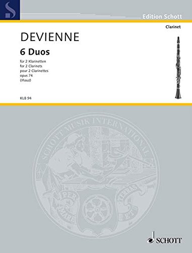 Book 6 DUOS OP. 74 CLARINETTE free