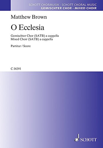 Book O ecclesia : for mixed choir (SATB) a cappella free