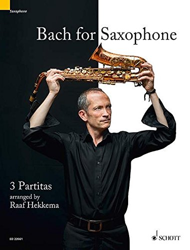 Book Bach for Saxophone: 3 Partitas. BWV 1002, BWV 1004, BWV 1006. Sopran- oder Alt-Saxophon solo free