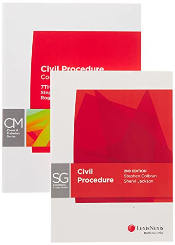 Book Civil Procedure: Commentary and Materials, 7th edition and Lexis Nexis Study Guide: Civil Procedure, 2nd edition (Bundle) free