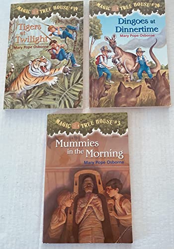 Book 3 Magic Tree House Books! 1) Tigers at Twilight 2) Dingoes at Dinnertime 3) Mummies in the Morning free