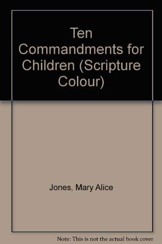 Book Ten Commandments for Children (Scripture Colour) free