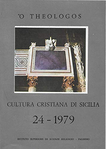 Book 0 THEOLOGOS CULTURA CRISTIANA DI SICILIA 24 - 1979 free