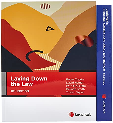 Book Laying Down the Law, 11th edition and LexisNexis Concise Australian Legal Dictionary, 6th edition (Bundle) free