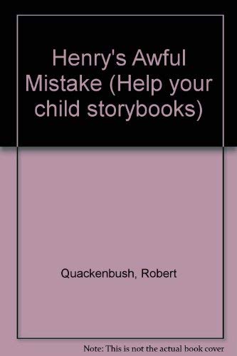 Book Henry's Awful Mistake (Help your child storybooks) free