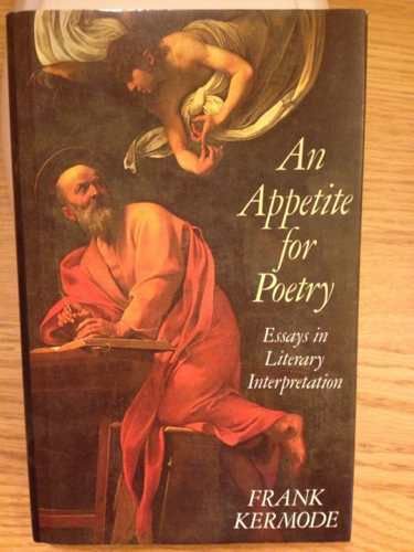 Book AN APPETITE FOR POETRY. Essays in Literary Interpretation. free