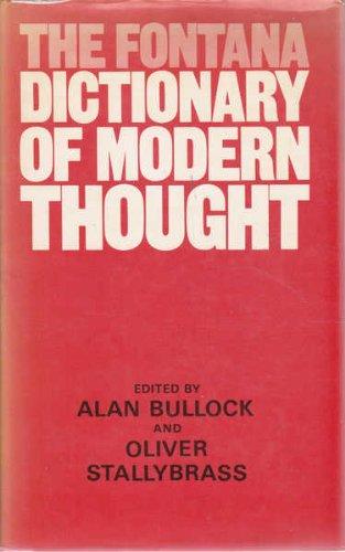 Book The Fontana Dictionary of Modern Thought free