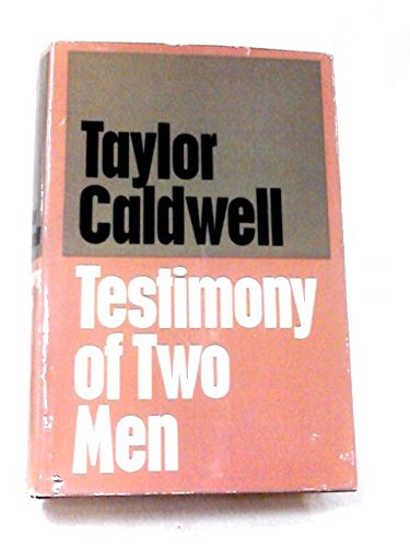 Book Testimony of Two Men free