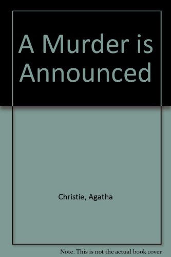 Book A Murder is Announced free