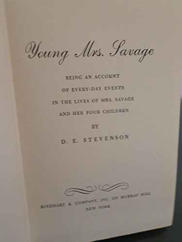 Book Young Mrs. Savage free