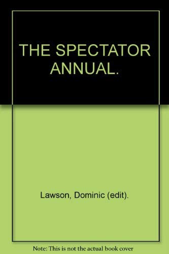 Book THE SPECTATOR ANNUAL. free