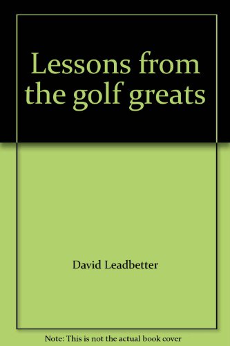 Book Lessons from the golf greats free
