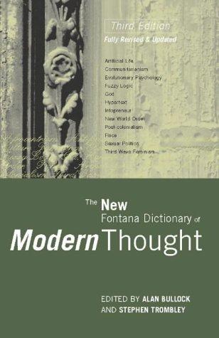Book New Fontana Dictionary of Modern Thought free