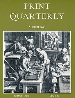 Book Print Quarterly. Vol. XXIII, No. 1. March 2006. free