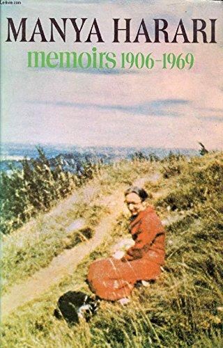 Book Manya Harari: Memoirs, 1906-1969 free