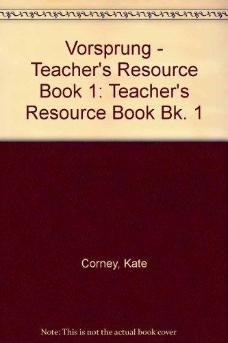 Book Vorsprung 1: Teacher's Resource Book (vorsprung) (bk. 1) free