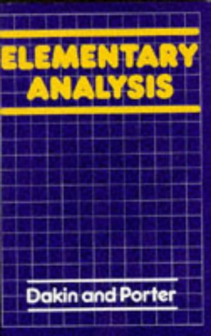 Book Elementary Analysis free