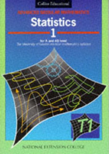Book Statistics: V.1 (advanced Modular Mathematics) (vol 1) free