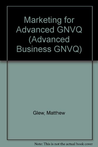 Book Marketing for Advanced GNVQ (Advanced Business GNVQ) free