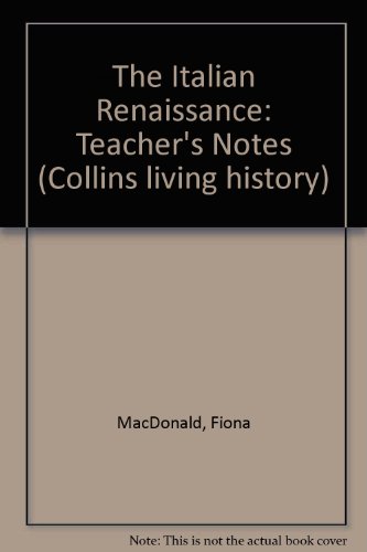 Book The Italian Renaissance: Teacher's Book (collins Living History) free