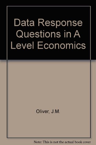 Book Data Response Questions In A Level Economics free