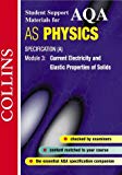 Book Aqa (A) Physics Current Electricity and Elastic Properties of Solids (Collins Student Support Materials) free