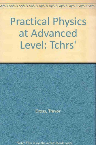 Book Practical Physics At A Level: Teacher's Book free