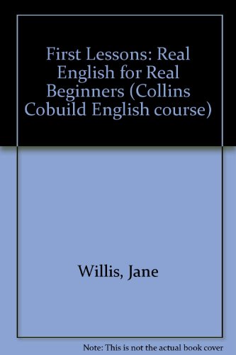 Book Collins Cobuild English Course First Lessons: Student's Book (collins Cobuild English Course) free