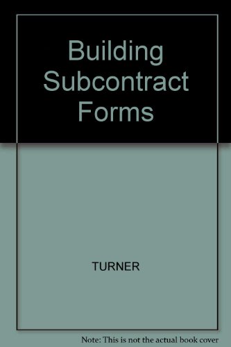 Book Building Sub-contract Forms free