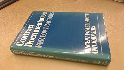 Book Contract Documentation For Contractors free