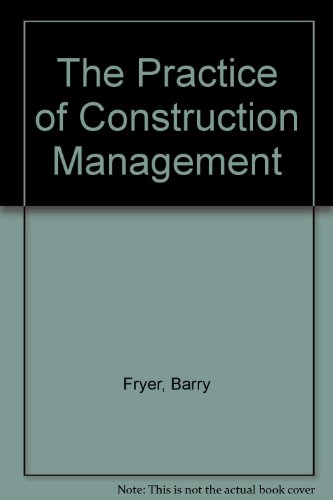 Book The Practice of Construction Management free