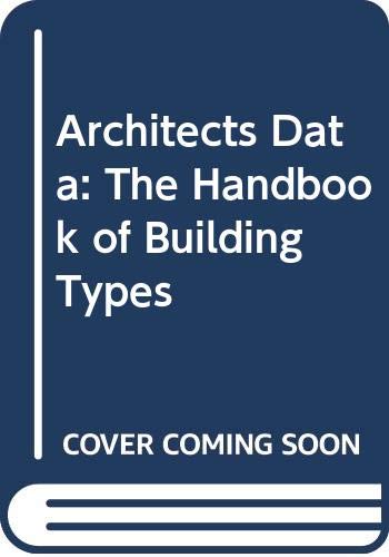 Book Neufert Architects' Data: The Handbook of Building Types (Second International Edition) free