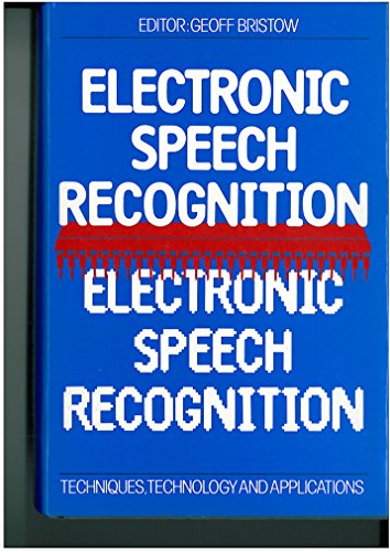 Book Electronic Speech Recognition free