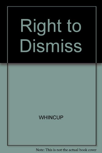 Book The Right To Dismiss free