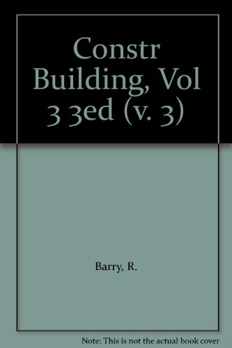 Book Constr Building, Vol 3 3ed free