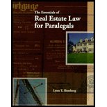 Book Essentials Of Real Estate Law For Paralegals free