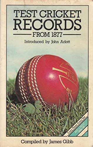 Book Test cricket records, from 1877 free