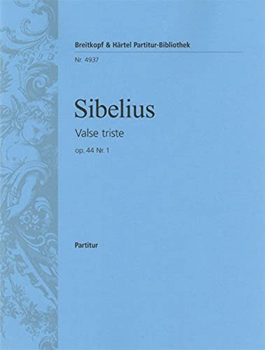 Book VALSE TRISTE AUS OP. 44 ORCHESTRE free