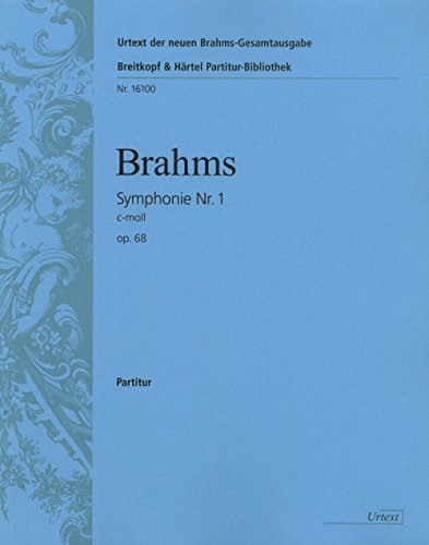Book Brahms: Symphony No. 1 in C Minor Op. 68 (Full Score) free