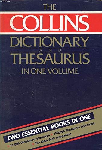 Book The Collins Dictionary and Thesaurus in One Volume free