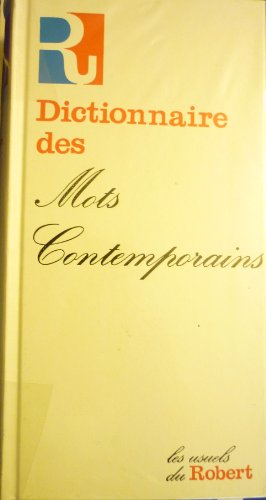 Book Dictionnaire Des Mots Contemporains (Robert Language Guides) free
