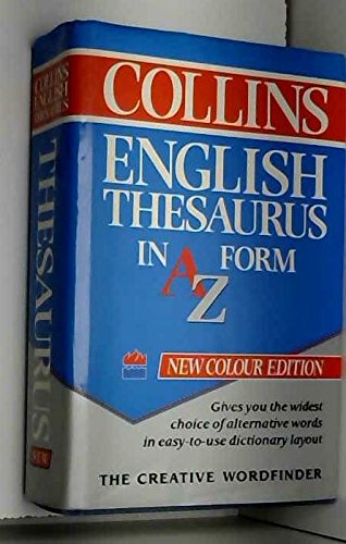 Book Collins English thesaurus in A-Z form free