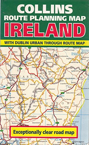 Book Collins route planning map, Ireland: Scale 9 miles to 1 inch free