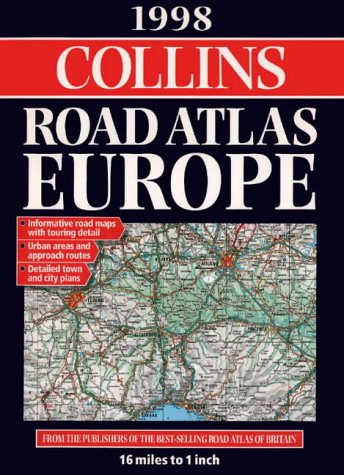 Book Collins Road Atlas: Europe 1998 free