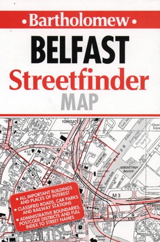 Book Collins Belfast Streetfinder map: 4.25 inches to 1 mile free