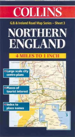 Book Collins Northern England (G. B. & Ireland Road Map Series-sheet 3) free